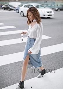 网红条纹牛仔裙,网红条纹牛仔裙，演绎不凡时尚态度