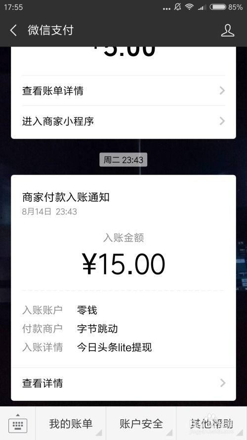 头条极速版提现没收到